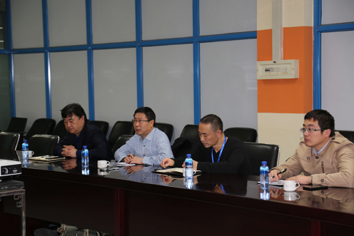 万名干手下基层烟台市国企一队到J9旗舰厅软件公司调研座谈